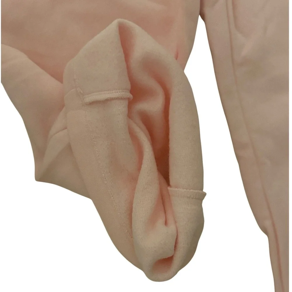 NWT Old Navy Kids Wide Leg Fleece Sweatpants Pink XS 5 Drawstring Pockets